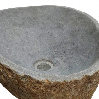 Vasque en pierre de rivière n°243 - Taille M