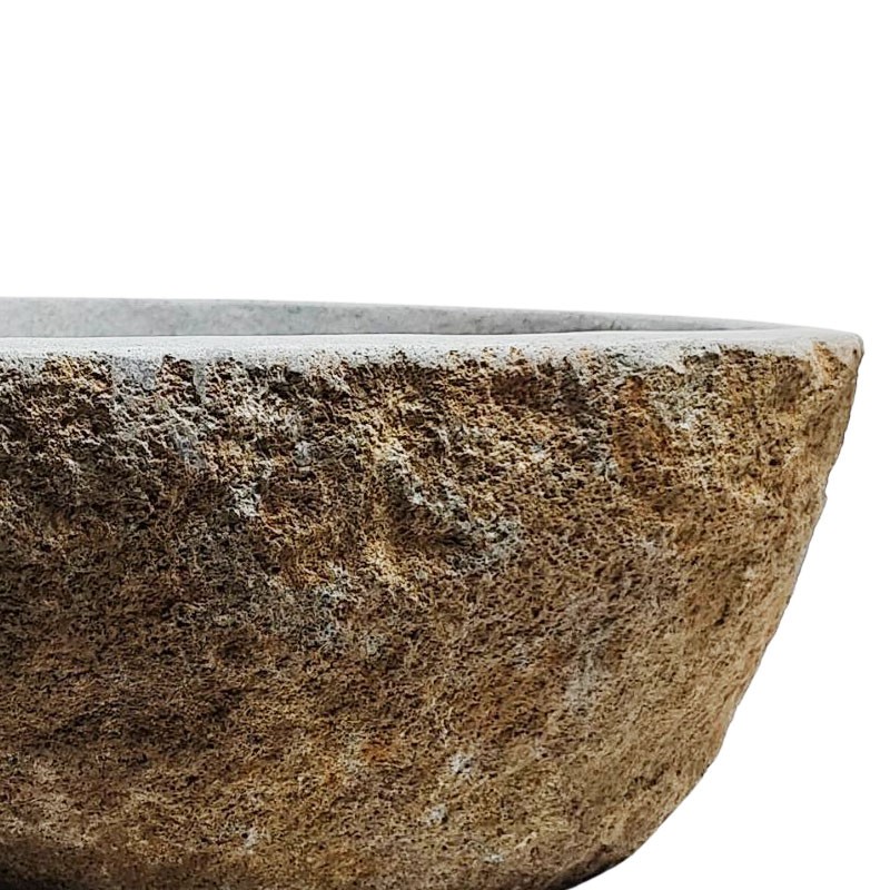 Vasque en pierre de rivière n°243 - Taille M