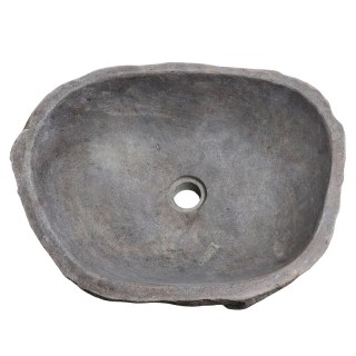 Vasque en pierre de rivière n°245 - Taille M