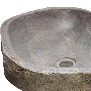 Vasque en pierre de rivière n°245 - Taille M