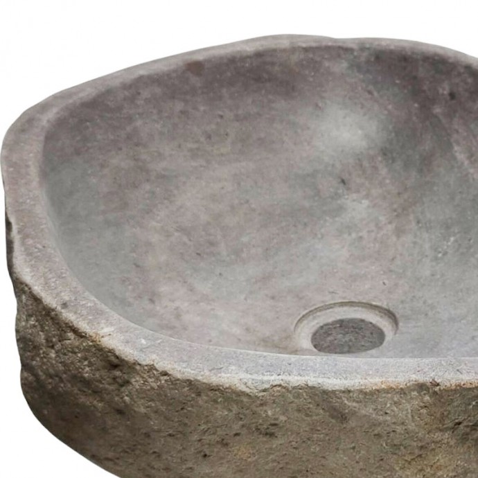 Vasque en pierre de rivière n°245 - Taille M