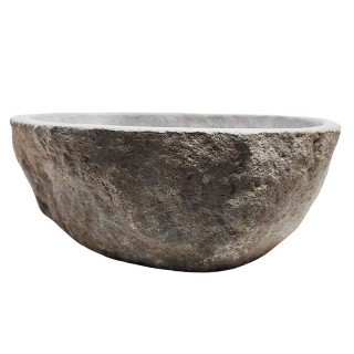 Vasque en pierre de rivière n°245 - Taille M
