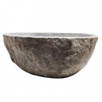 Vasque en pierre de rivière n°245 - Taille M