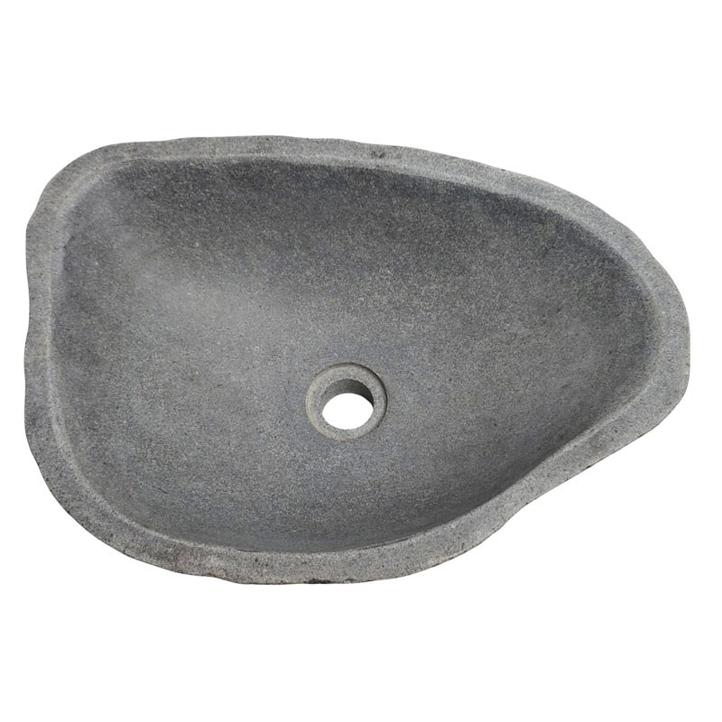 Vasque en pierre de rivière n°246 - Taille M
