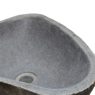 Vasque en pierre de rivière n°246 - Taille M