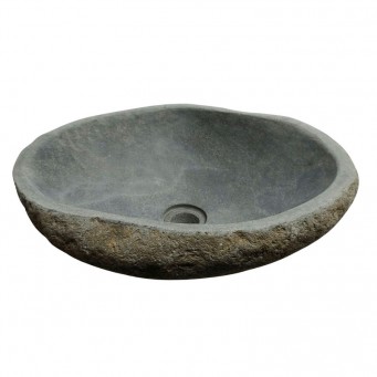 Vasque en pierre de rivière n°249 - Taille M