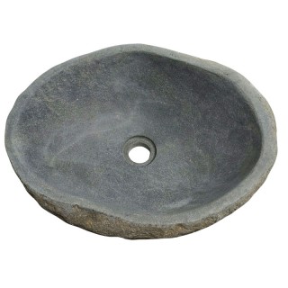 Vasque en pierre de rivière n°249 - Taille M