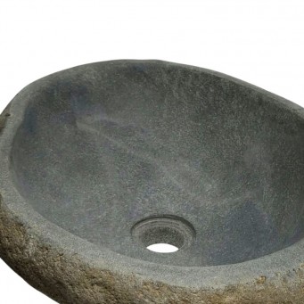 Vasque en pierre de rivière n°249 - Taille M