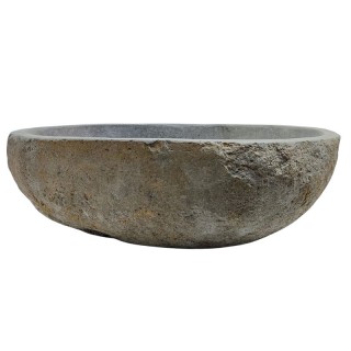 Vasque en pierre de rivière n°251 - Taille M