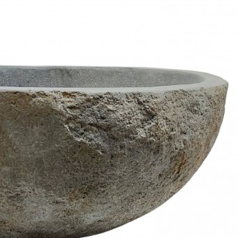 Vasque en pierre de rivière n°251 - Taille M