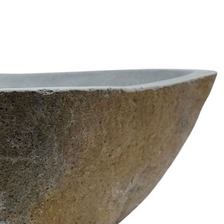 Vasque en pierre de rivière n°254 - Taille M
