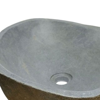 Vasque en pierre de rivière n°254 - Taille M