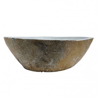 Vasque en pierre de rivière n°254 - Taille M