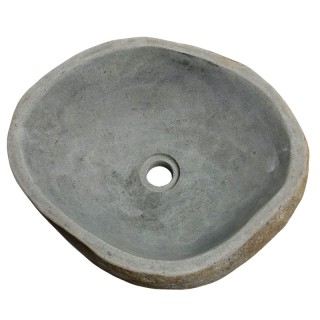Vasque en pierre de rivière n°255- Taille M
