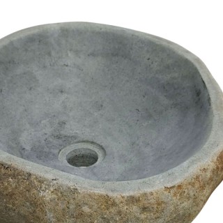 Vasque en pierre de rivière n°255- Taille M