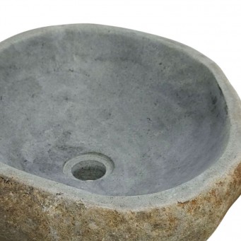 Vasque en pierre de rivière n°255- Taille M