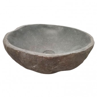Vasque en pierre de rivière n°358 - Taille M