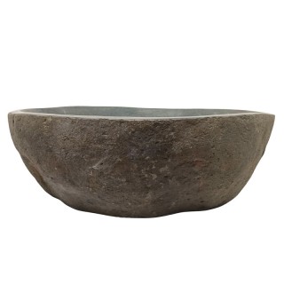 Vasque en pierre de rivière n°358 - Taille M