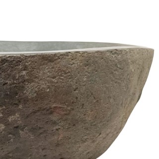 Vasque en pierre de rivière n°358 - Taille M