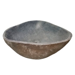 Vasque en pierre de rivière n°354 - Taille M
