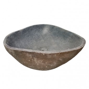 Vasque en pierre de rivière n°354 - Taille M