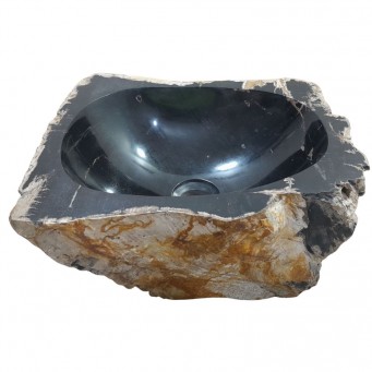 Lave-mains bois fossilisé n°01 - Taille S