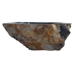 Lave-mains bois fossilisé n°01 - Taille S
