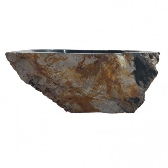 Lave-mains bois fossilisé n°01 - Taille S
