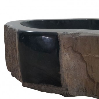 Lave-mains bois fossilisé n°02 - Taille S
