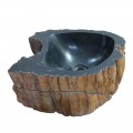 Lave-mains bois fossilisé n°03 - Taille S