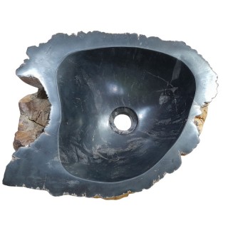 Lave-mains bois fossilisé n°03 - Taille S
