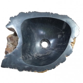 Lave-mains bois fossilisé n°03 - Taille S