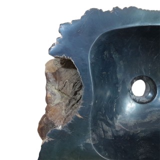 Lave-mains bois fossilisé n°03 - Taille S