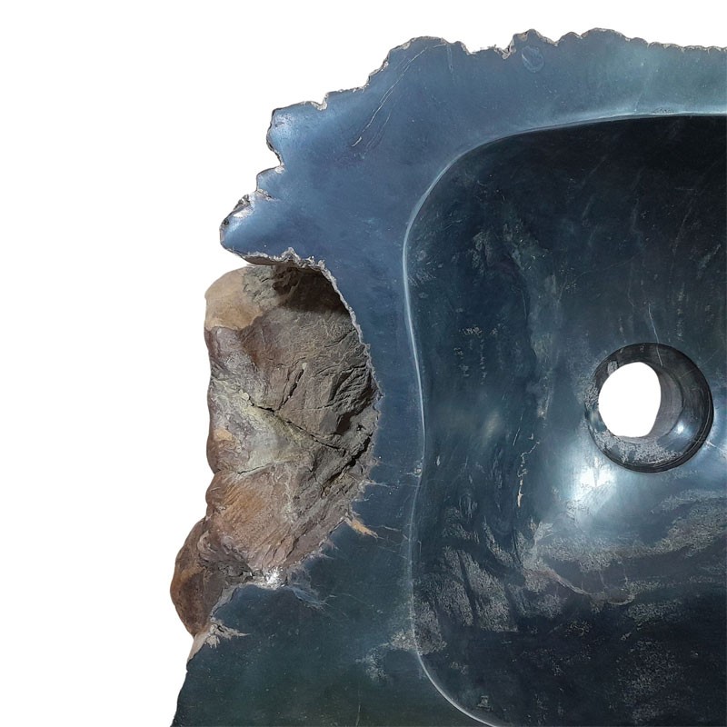 Lave-mains bois fossilisé n°03 - Taille S