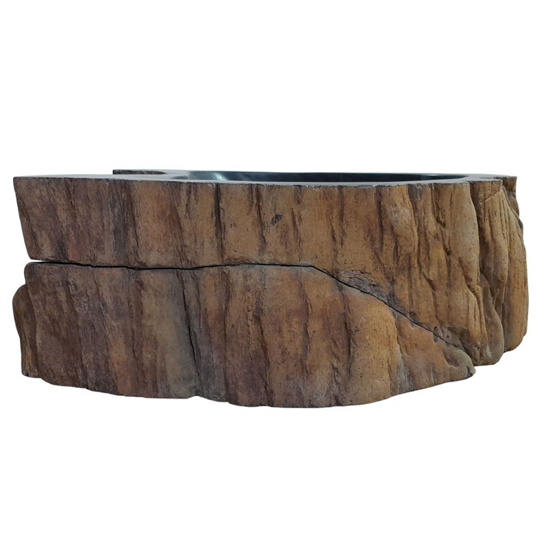 Lave-mains bois fossilisé n°03 - Taille S
