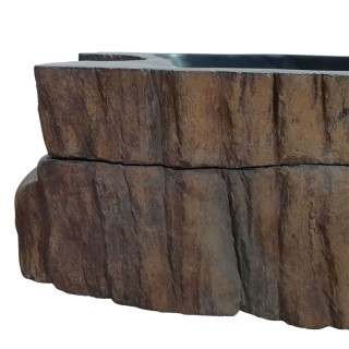 Lave-mains bois fossilisé n°03 - Taille S