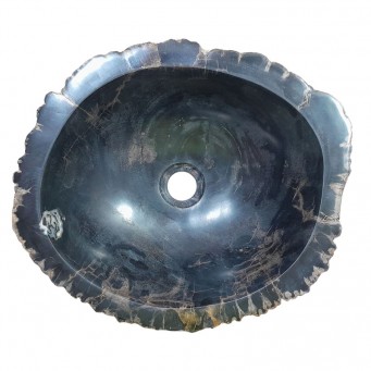 Lave-mains bois fossilisé n°04 - Taille S