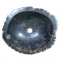Lave-mains bois fossilisé n°04 - Taille S
