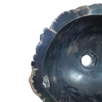 Lave-mains bois fossilisé n°04 - Taille S