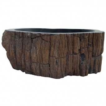 Lave-mains bois fossilisé n°04 - Taille S