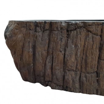 Lave-mains bois fossilisé n°04 - Taille S