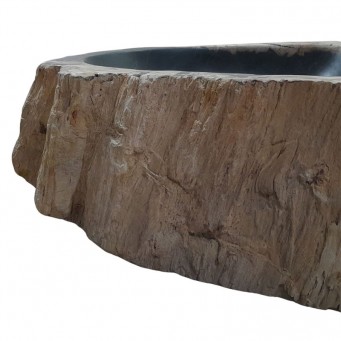 Lave-mains bois fossilisé n°05 - Taille S