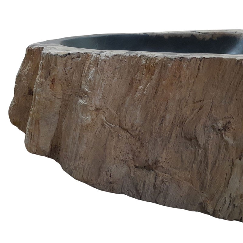 Lave-mains bois fossilisé n°05 - Taille S