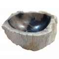 Lave-mains bois fossilisé n°06 - Taille S