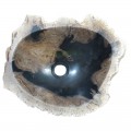 Lave-mains bois fossilisé n°06 - Taille S