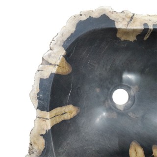 Lave-mains bois fossilisé n°07 - Taille S