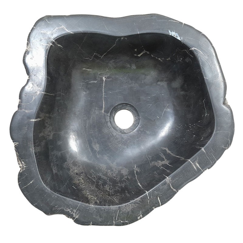Lave-mains bois fossilisé n°08 - Taille S