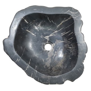 Lave-mains bois fossilisé n°09 - Taille S