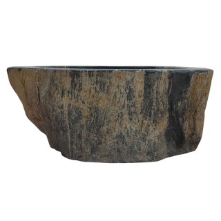 Lave-mains bois fossilisé n°09 - Taille S