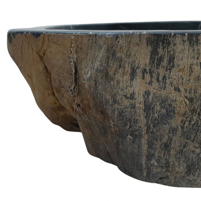 Lave-mains bois fossilisé n°09 - Taille S
